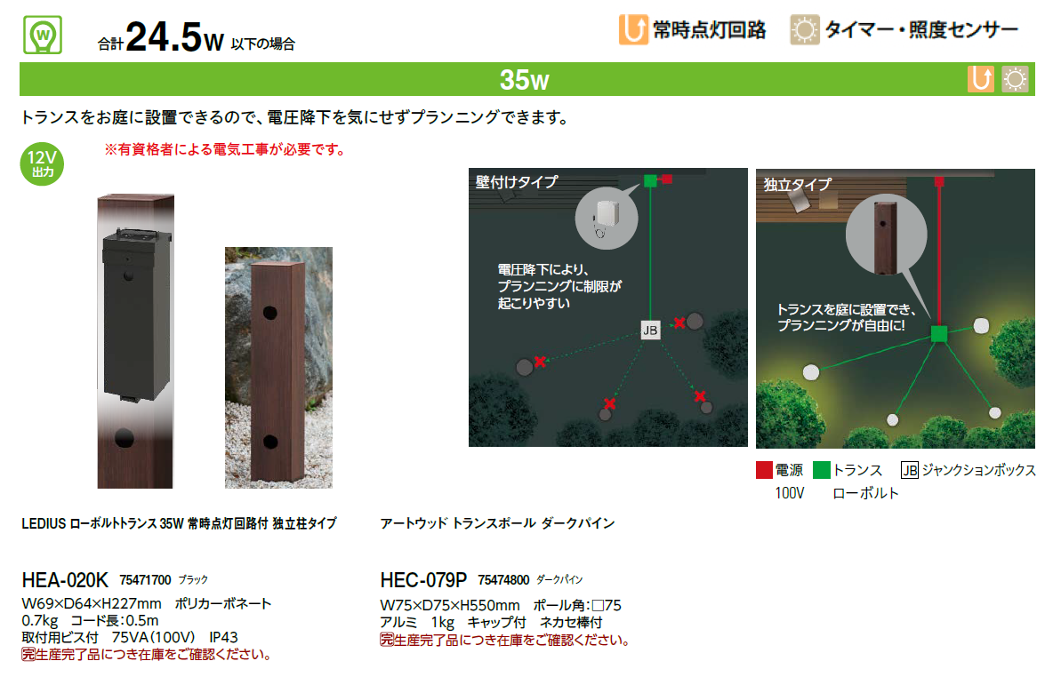 タカ！ 楽天市場】タカショー スタイルライト 100V 「スタイルポール