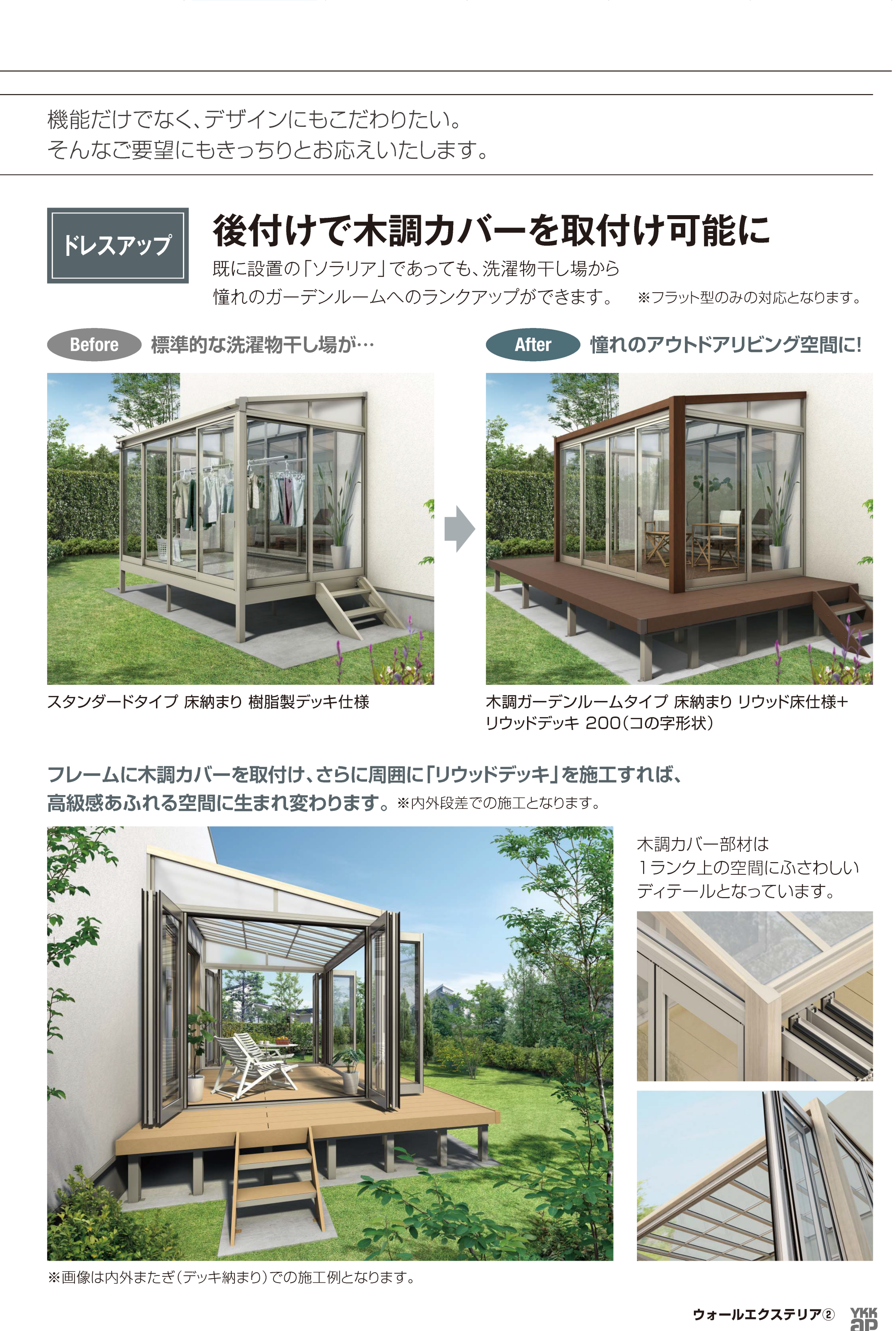 ソレイドテラス囲い ノーマルサッシ 床仕様 | ディープラザ-商品案内