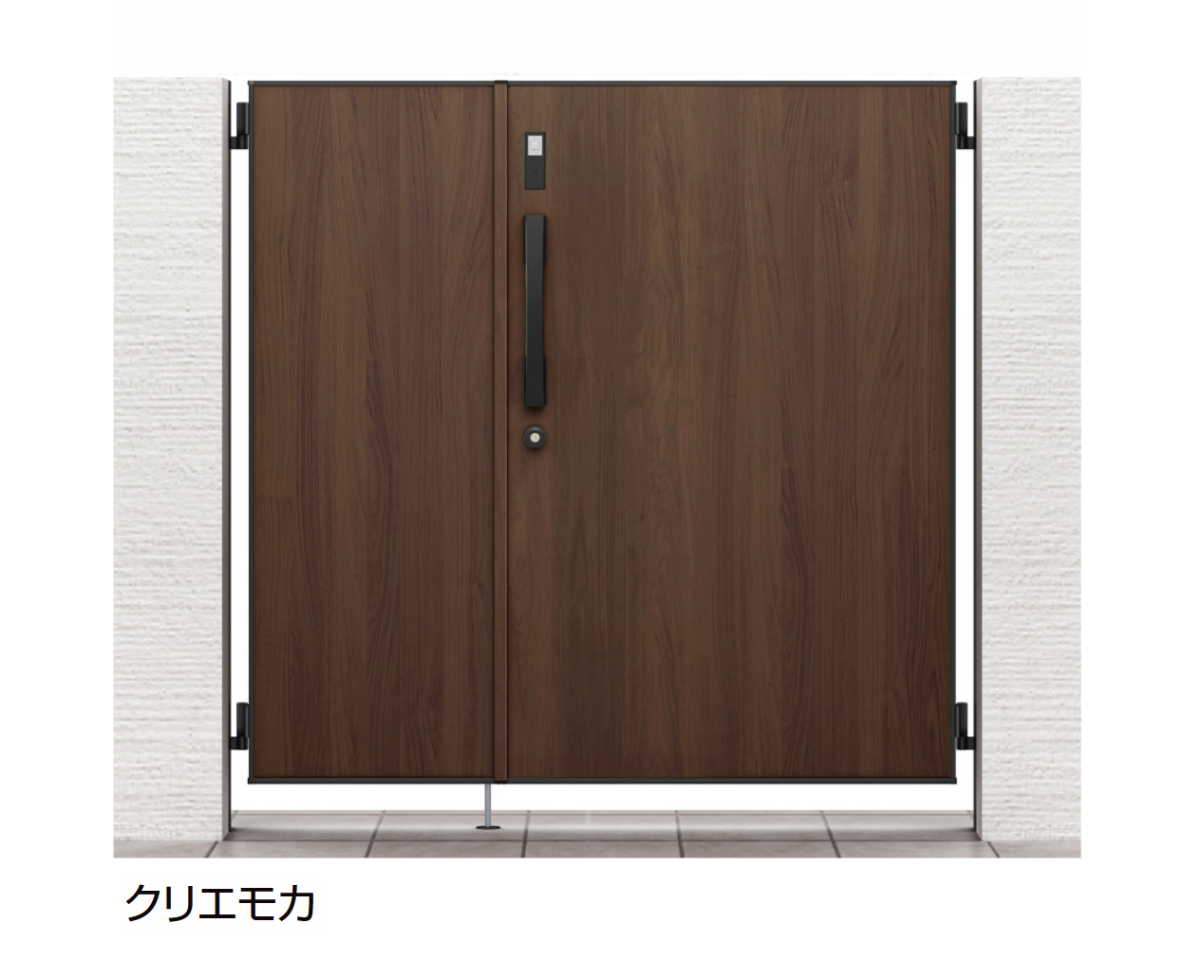 LIXIL | 開き門扉AA スマートロックシステム FamiLock FM1型(木調