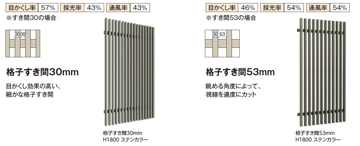 タカショー | 千本格子ユニット30×50【2024年版】 | 建材サーチ