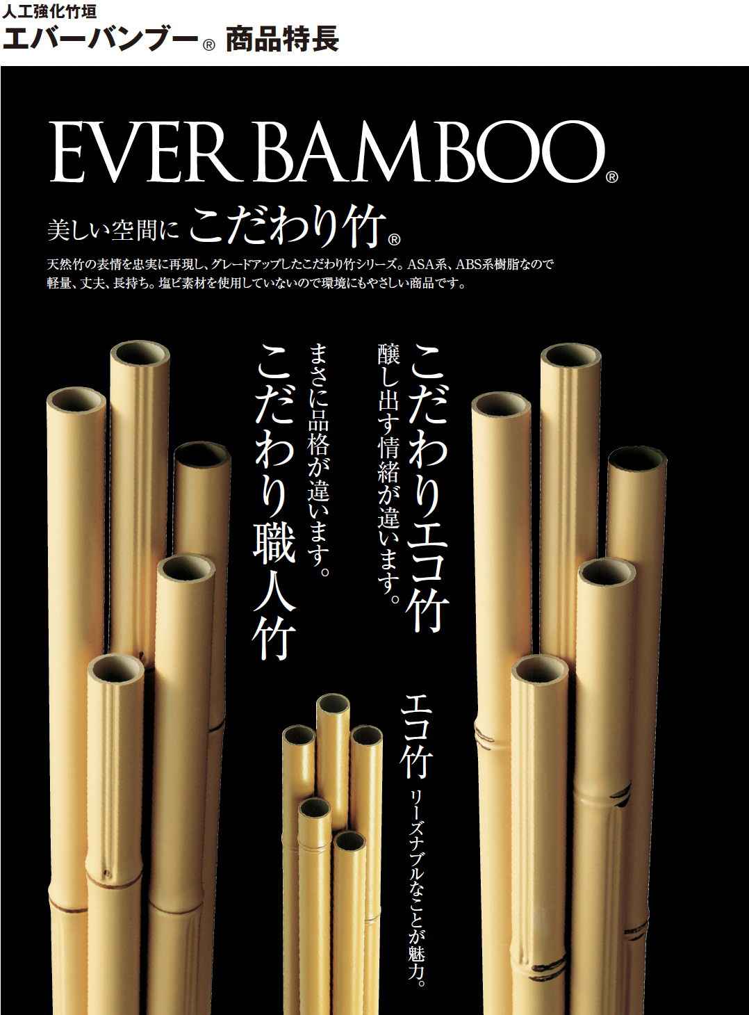 バンブー竹 タカショー | エバーバンブー®︎ エコ虎竹【2024年版】 | 建材サーチ