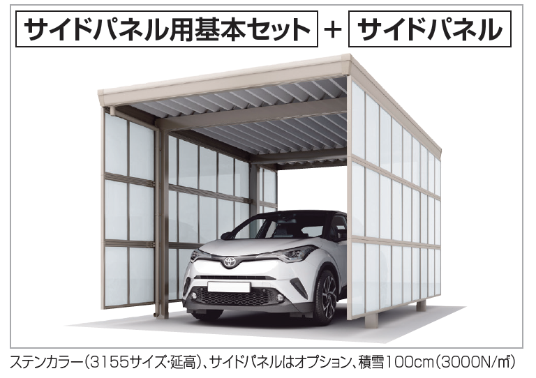 四国化成 | レジストポートSG 間口31サイズ(車1台用)【2023年版