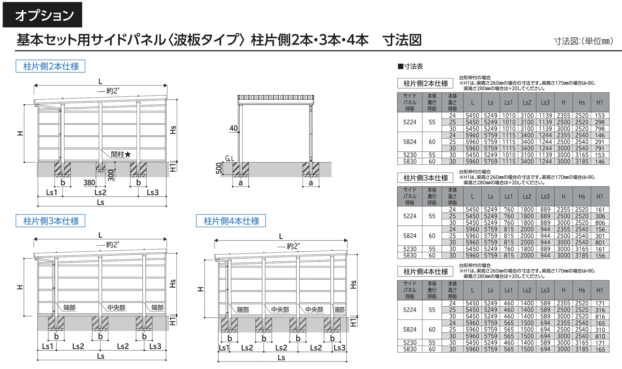大仙 | SSポートGⅢ 積雪150cm 基本セット/3台用 | 建材サーチ