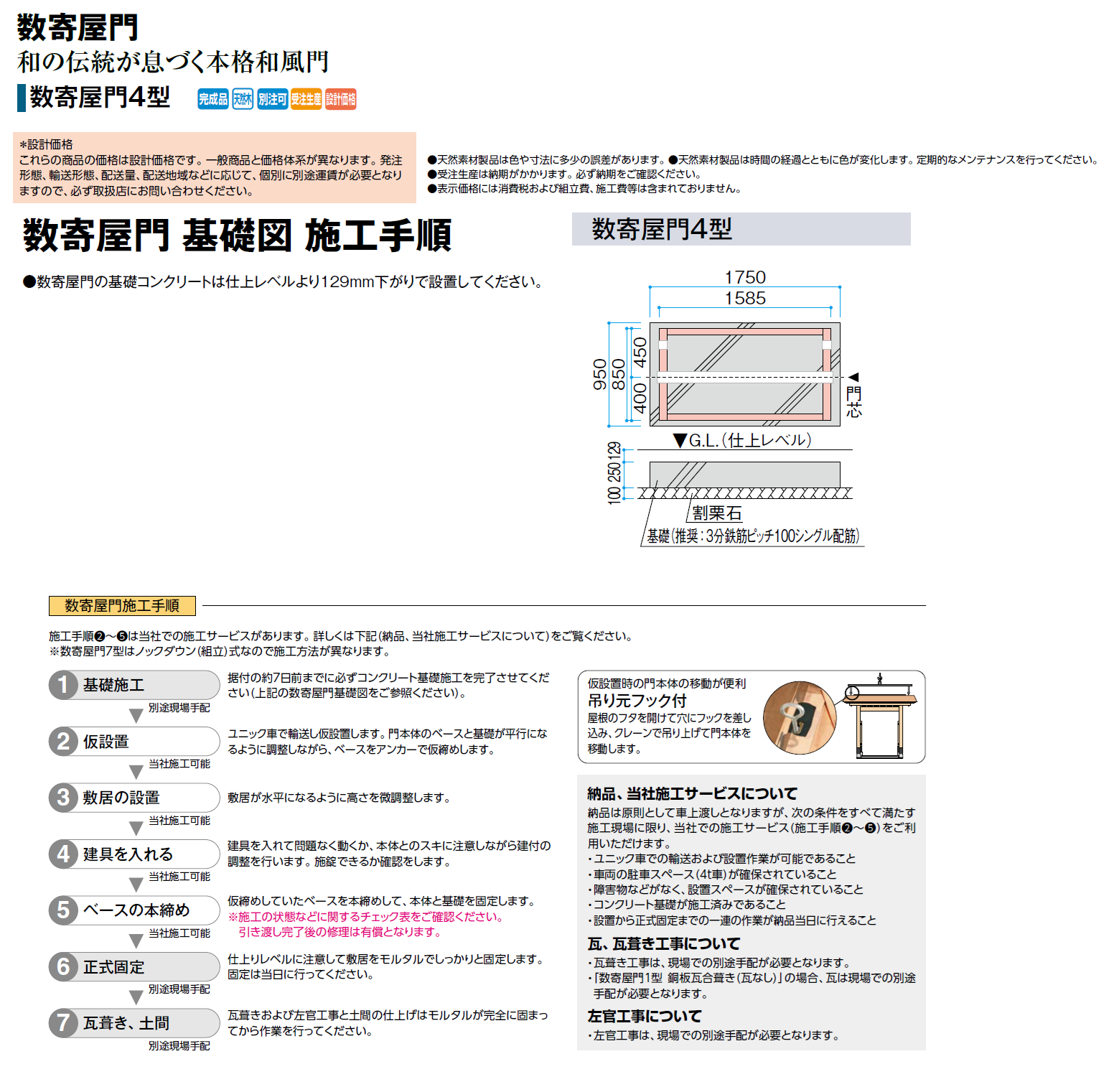タカショー | 数寄屋門4型【2024年版】 | 建材サーチ