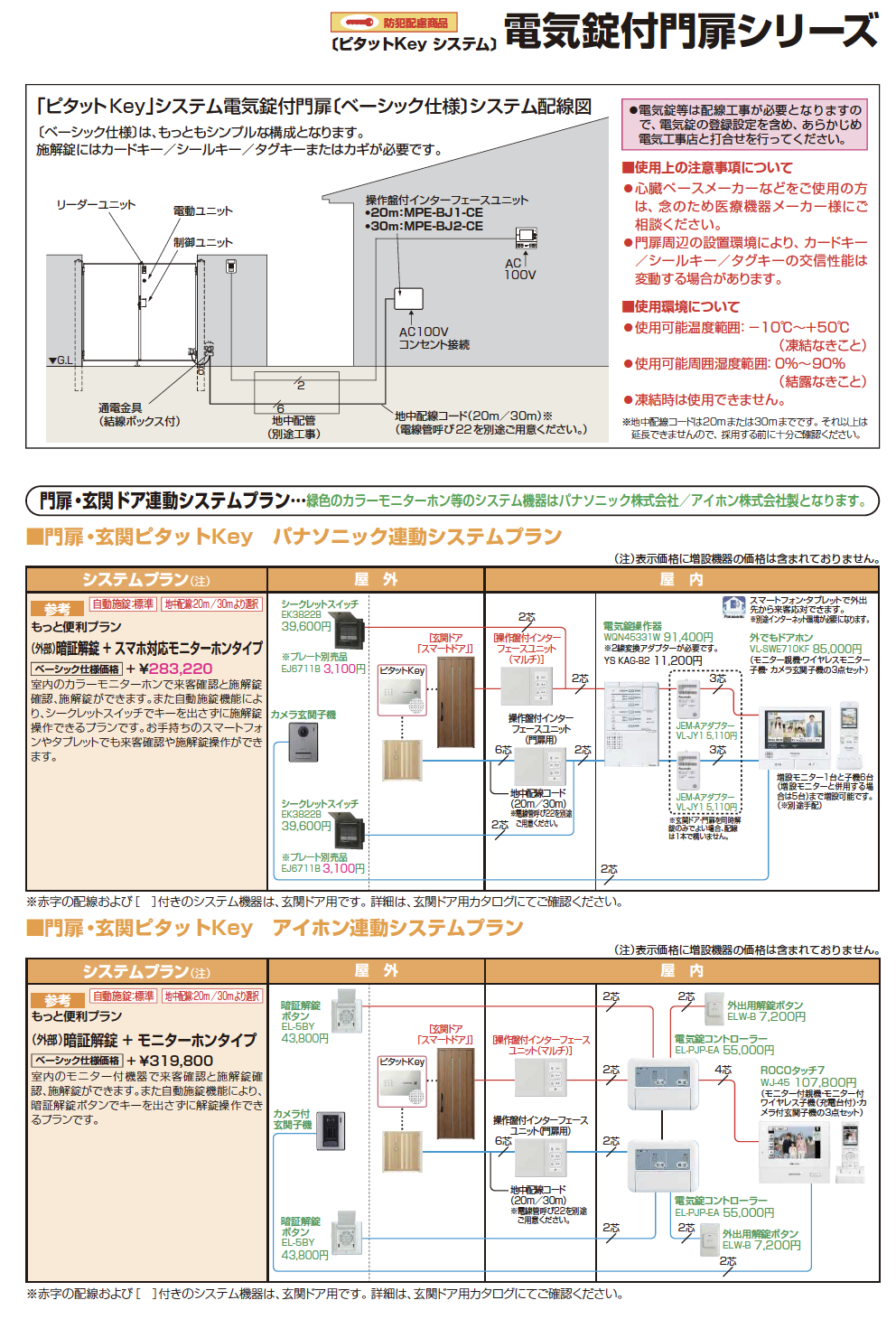 nmm R_K&Yカタログ4点 YKK AP | 〔ピタットKey システム〕電気錠付 シャローネ 門扉