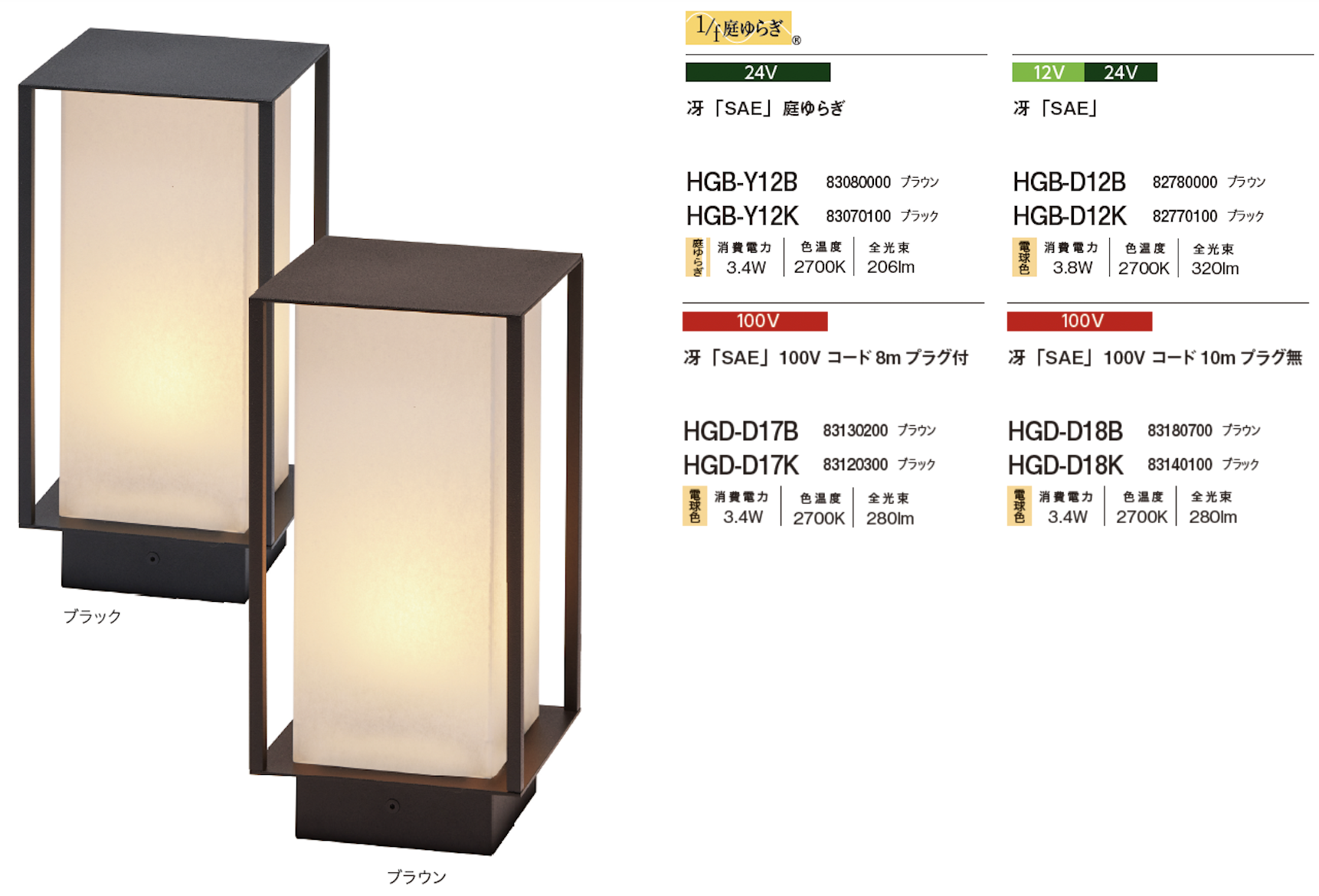 タカショー　冴「SAE」ブラック　HGD タカショー | 冴「SAE」【2024年版】 | 建材サーチ