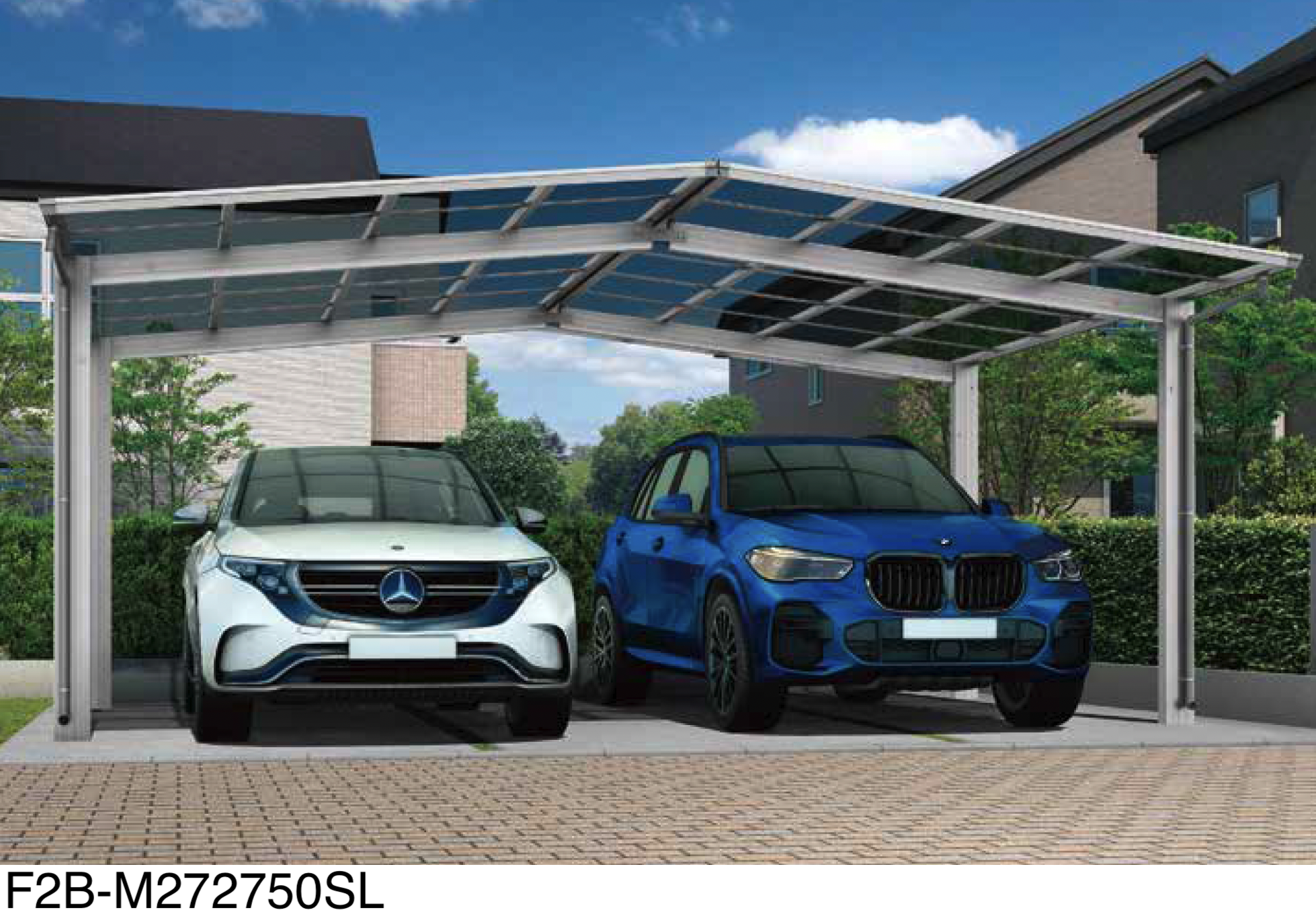 大仙 | アーバンルーフⅡ レギュラータイプ カーポート：合掌(2台用