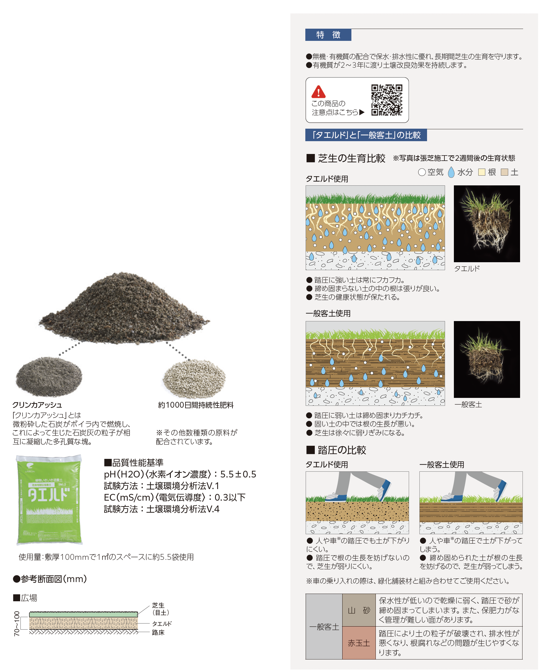 芝生専用耐圧培養土タエルド　　15袋　(1袋２０ℓ) 楽天市場】タエルド 芝専用耐圧培養土 20L 3個セット : SORA