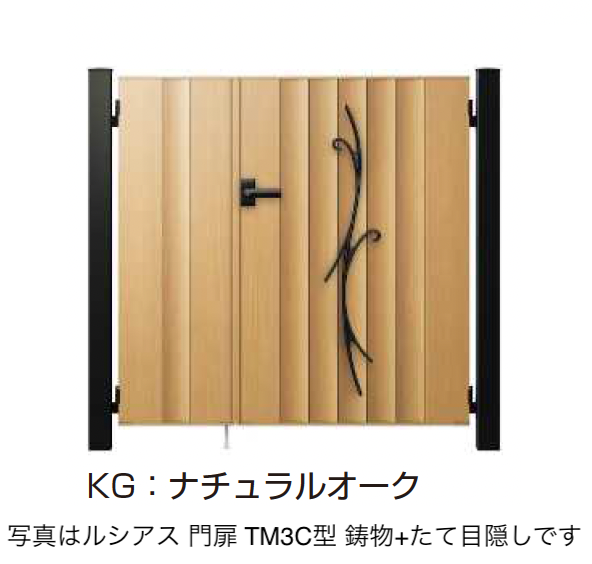 YKK AP | 〔ポケットキーシステム〕電気錠付 ルシアス 門扉 TM3C型