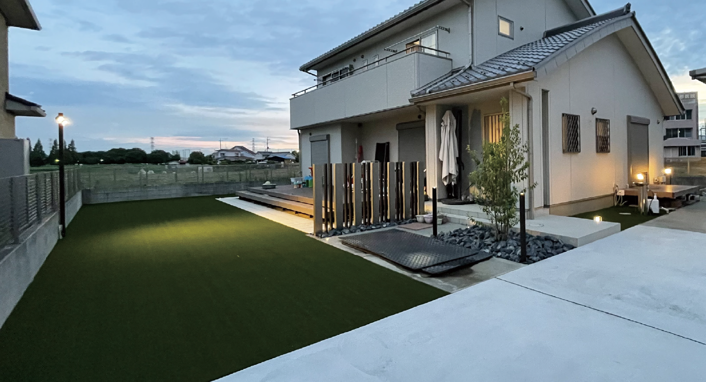 形状記憶人工芝売ります！ 形状記憶リアル人工芝「メモリーターフ25 forガーデン」 建資Low