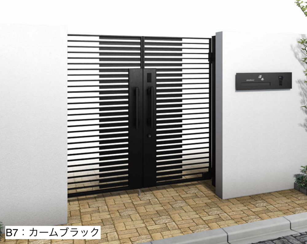 みんなが待ってた！＼再入荷待ち／人気ランキング AP YKK | 門扉 シャローネ システム〕電気錠付 〔ピタットKey 止まり木