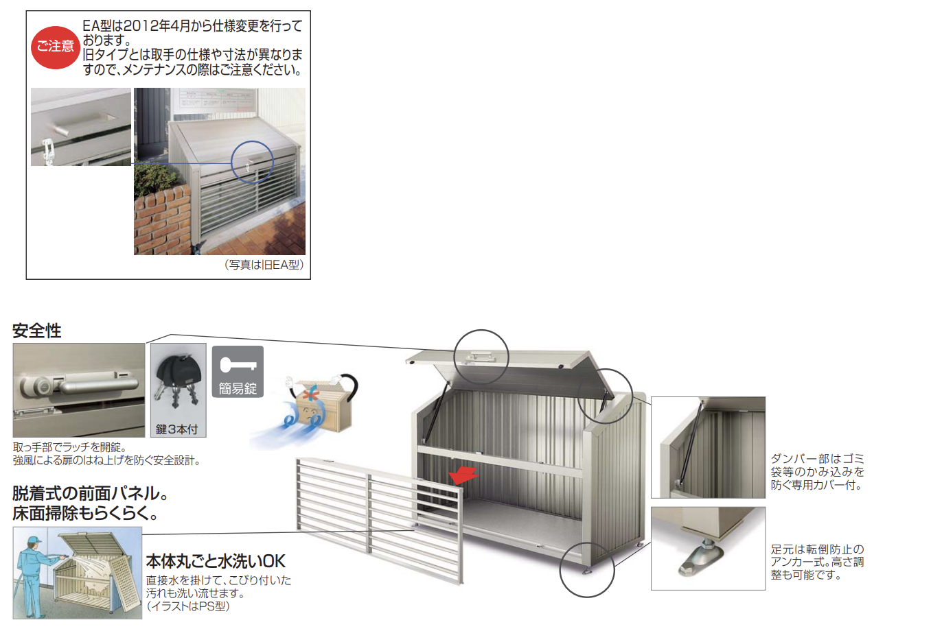四国化成 | ゴミストッカー ® EA型【2025年版】 | 建材サーチ