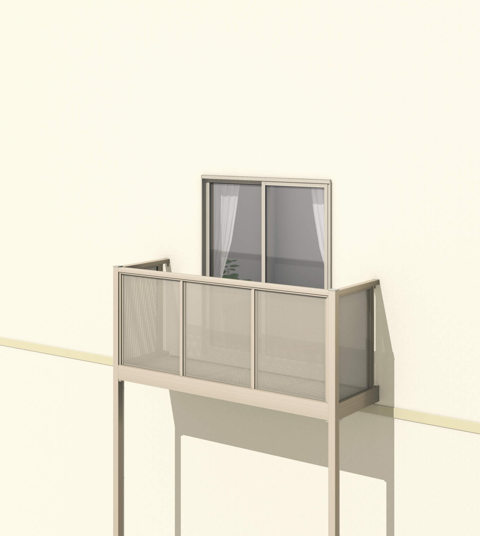 三協アルミ | オルネ特注品(柱建て式 パンチング) | 建材サーチ