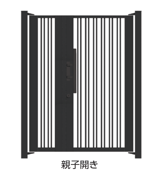 タカショー | ロートアルミゲート ストライプダブル | 建材サーチ