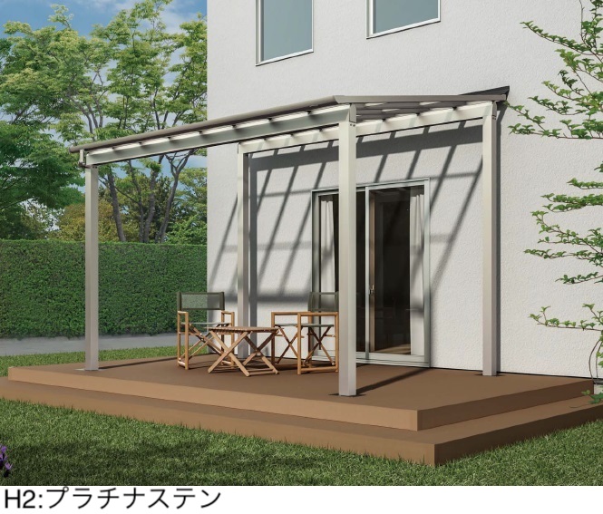 YKKテラス屋根壁付収まり YKK AP | ソラリア テラス屋根 壁付納まり【2024年版】 | 建材サーチ