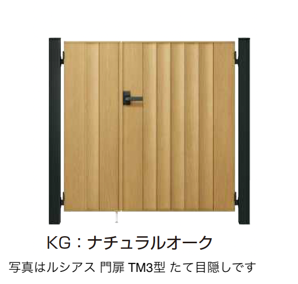 YKK AP | 〔ポケットキーシステム〕電気錠付 ルシアス 門扉 TM3型