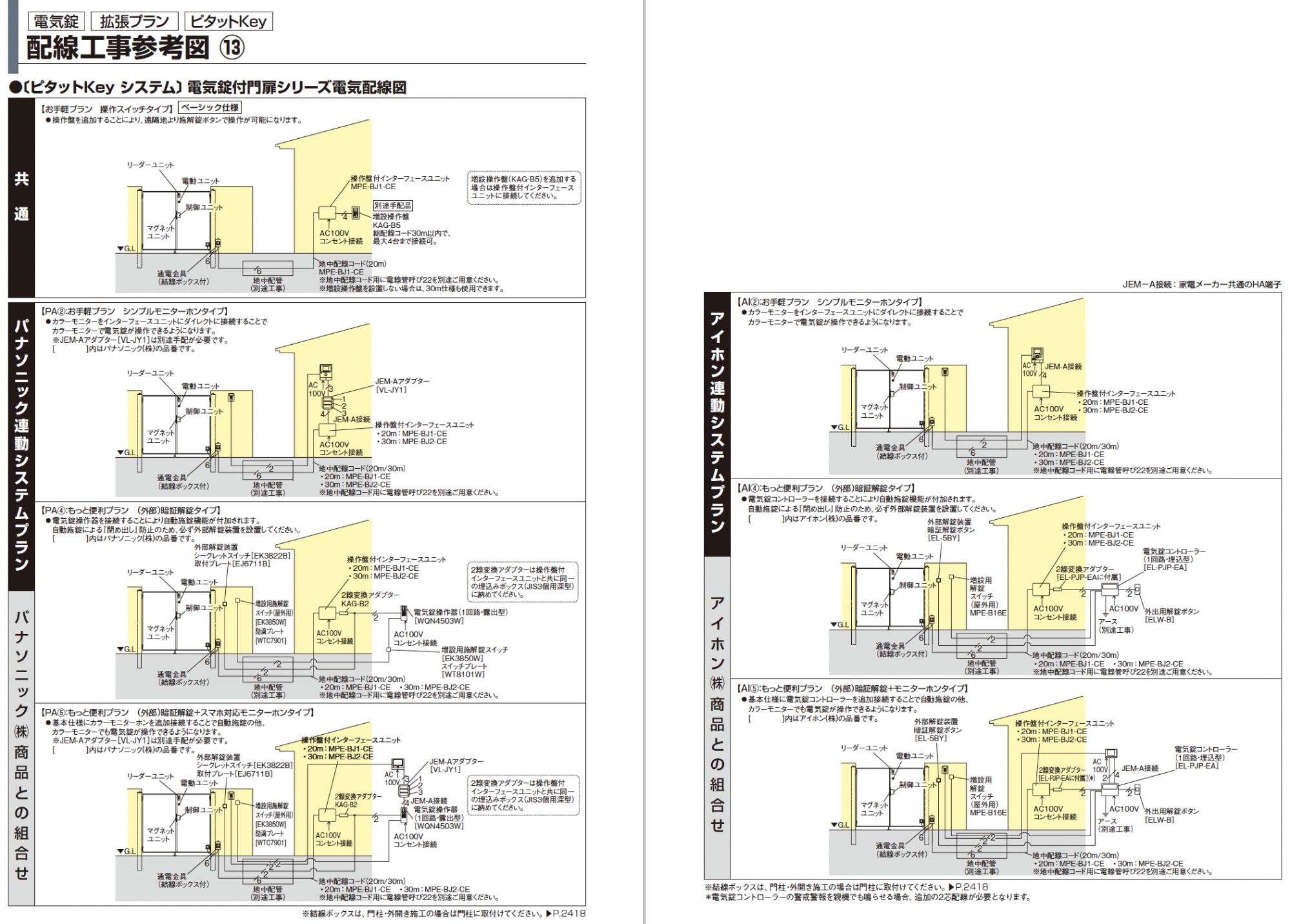 nmm R_K&Yカタログ4点 YKK AP | 電気錠付共用門扉 シンプレオ 門扉4型