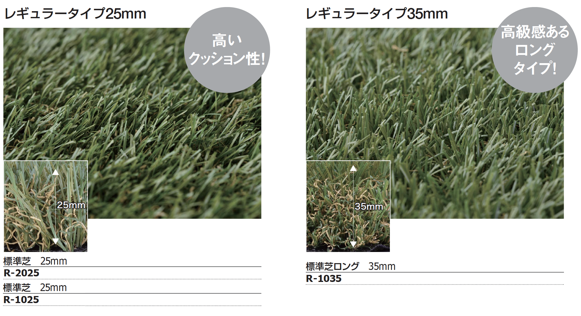 ギャザー | 国産人工芝 極美ターフ レギュラータイプ【2025年版