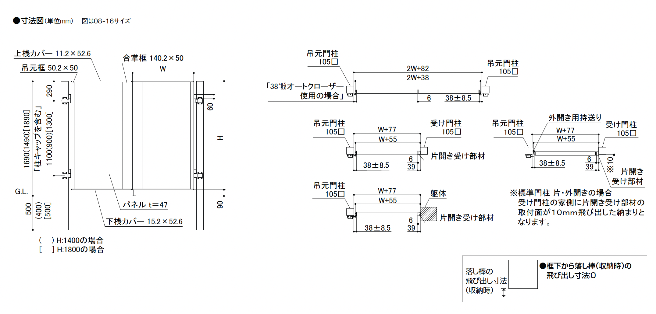 あページ LIXIL | 開き門扉AX FG1型 | 建材サーチ