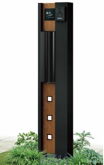 アンファン　ポスト 楽天市場】門柱 ポスト 一体 機能門柱 機能 門柱 diy アルミ