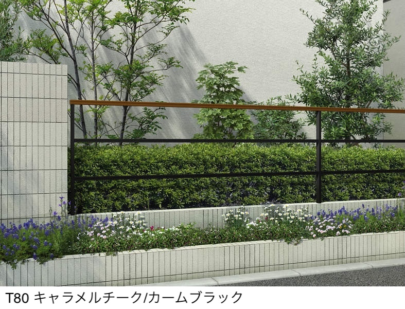 YKK AP | ルシアス フェンスLite A03型 横格子2本 | 建材サーチ