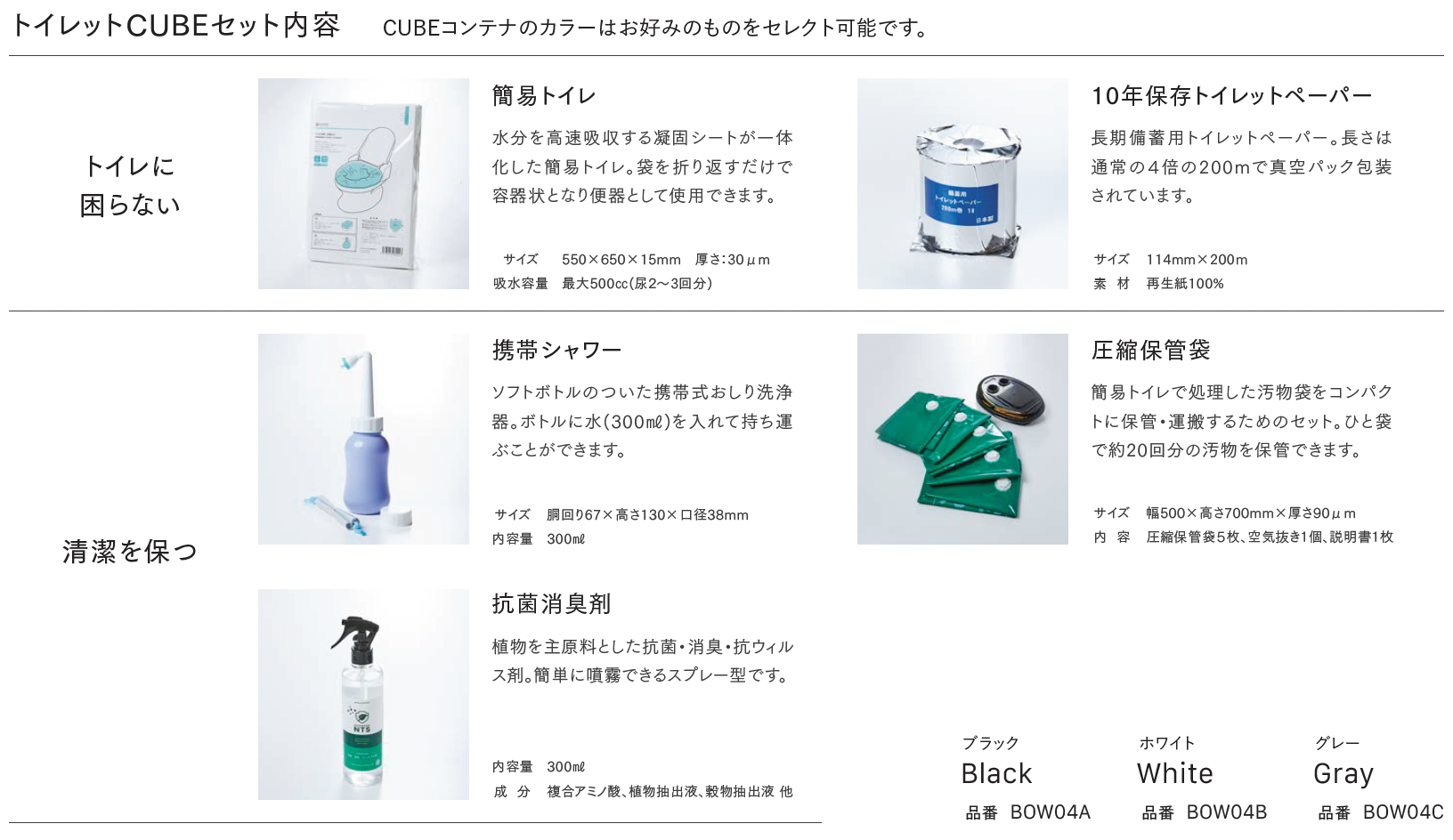 セキスイデザインワークス | 防災グッズ 防災CUBE【2024年版】 | 建材