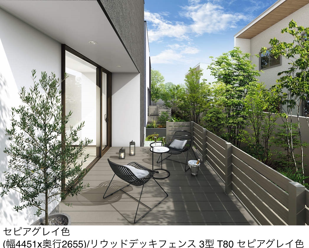 YKK AP グレー デッキ 2.7m4.4 YKK AP グレー デッキ 2.7m4.4