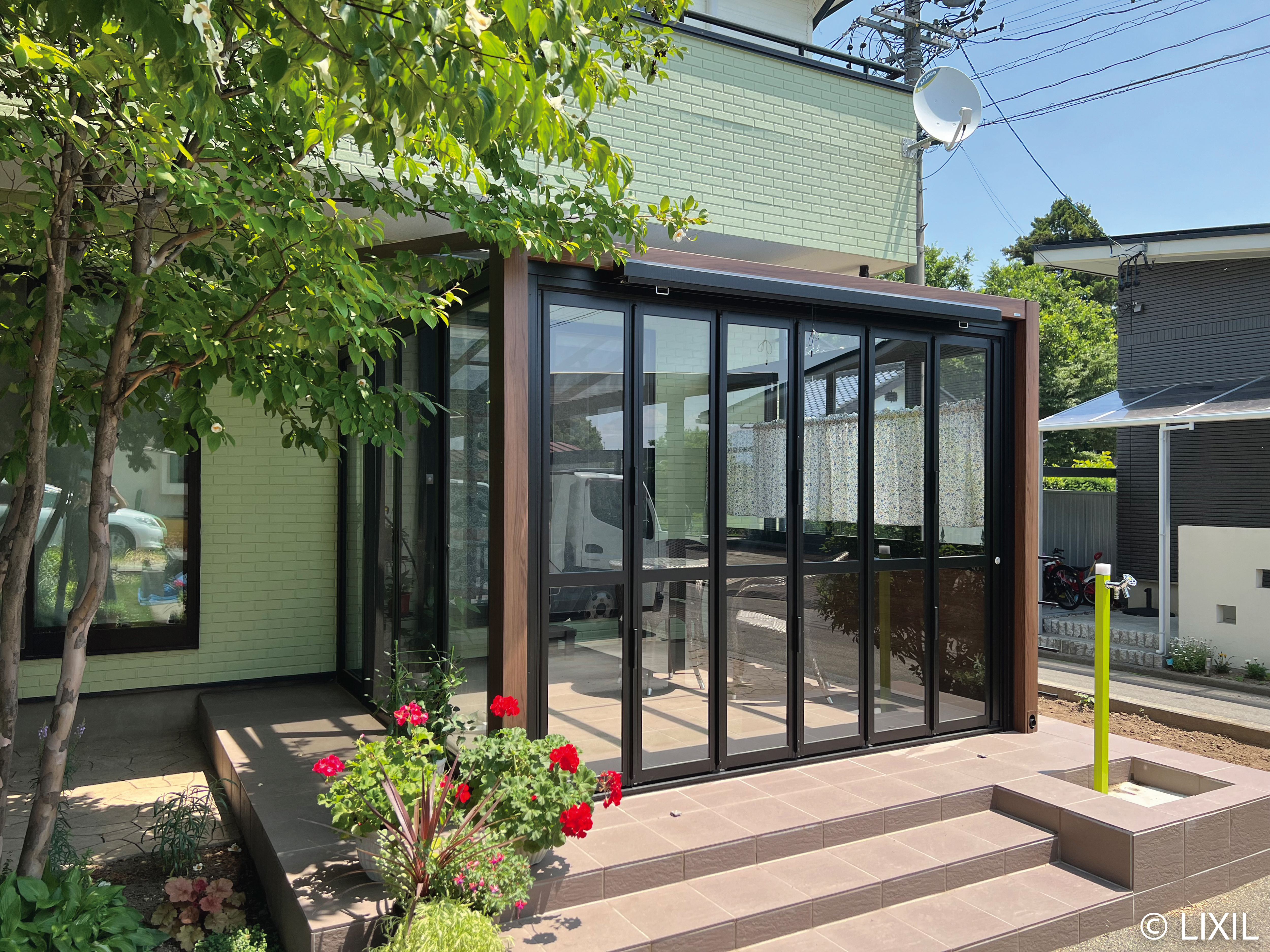 【オイドン！】【新品】LIXIL スタイルシェード 2本セット 楽天市場】日よけ シェード LIXIL スタイルシェード フック固定タイプ