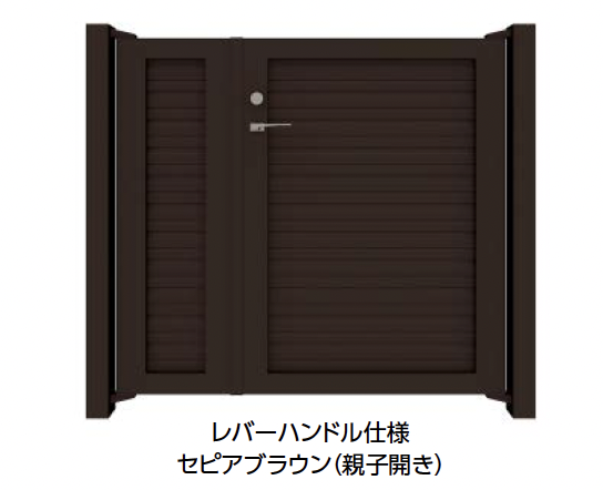 タカショー | エバーアート門扉®︎ センシア 横ルーバー | 建材