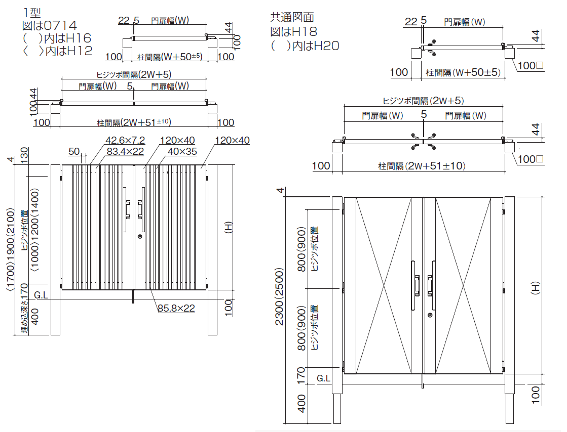 四国化成 | アルディ門扉1型【2024年版】 | 建材サーチ
